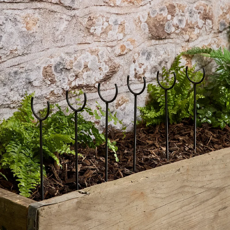 6 Mini Shepherd's Hooks