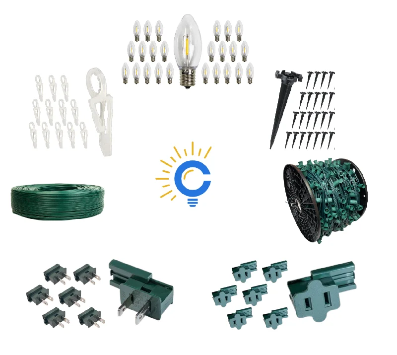 C9 1000' Commercial Installation Kit - 12" Spacing