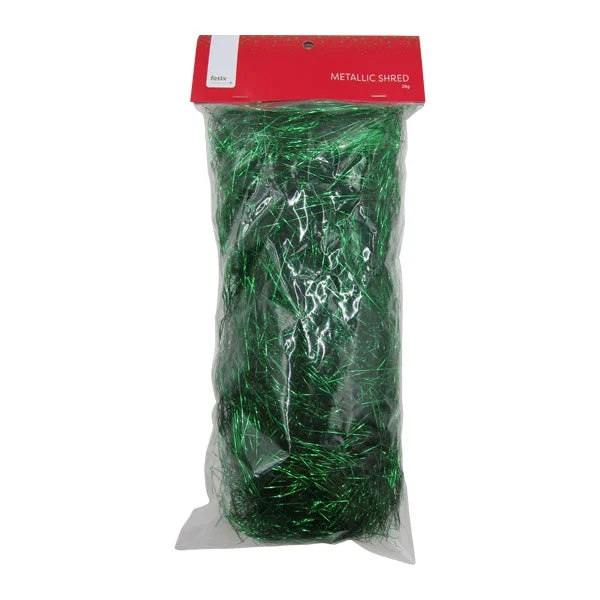 Christmas Metallic Shred, Green- 0.3mm